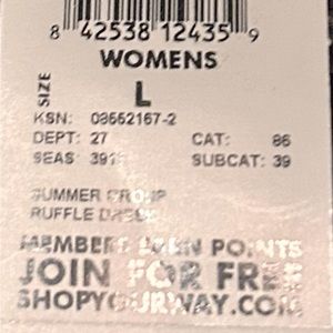 Joe boxer, women’s peekaboo shoulder dress NWT